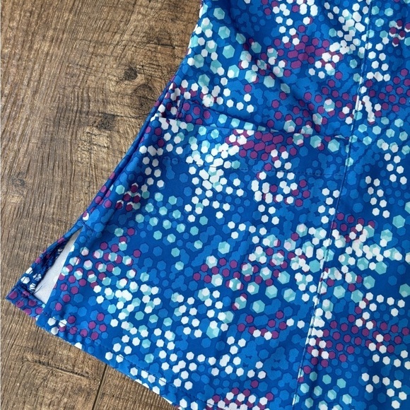 NEW Barco One Scrub Top Blue/Turquoise/Purple Women's Size XS - Picture 4 of 12